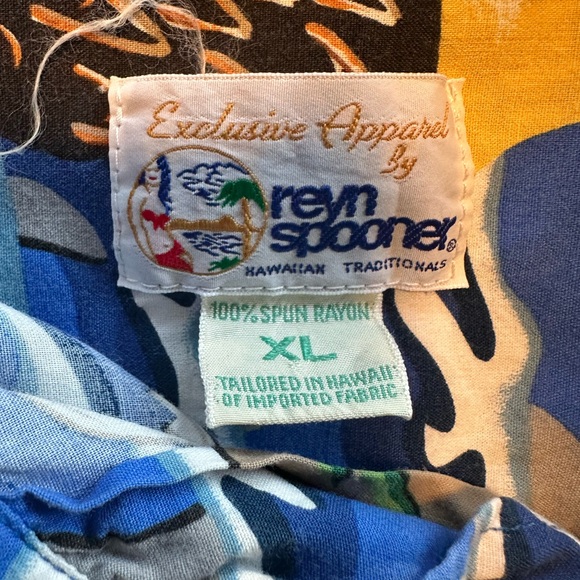 Vintage Reyn Spooner Margaritaville Rayon Made In Hawaiian Shirt XL Tropical - Picture 4 of 16